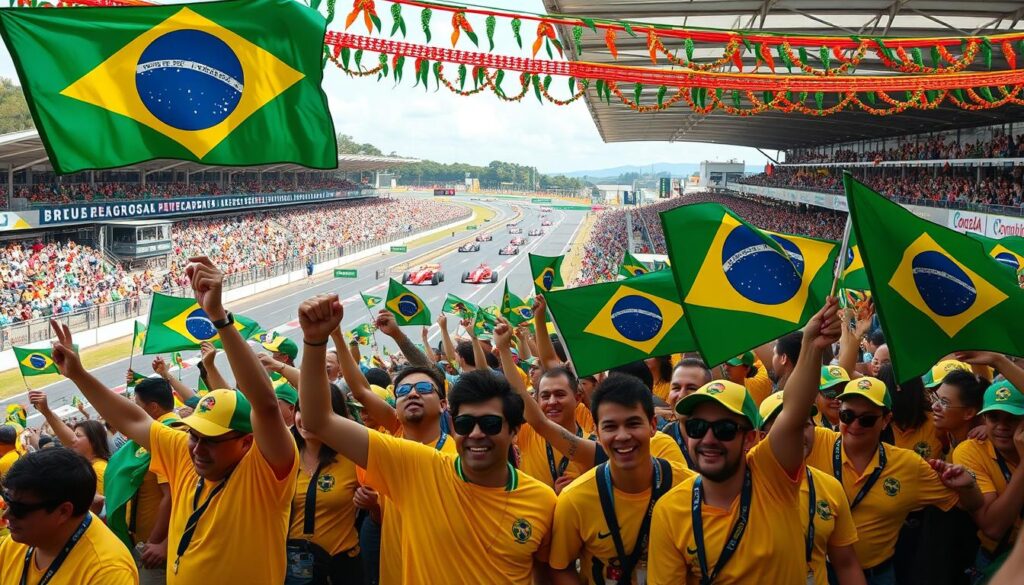 Brazilian fans at Interlagos